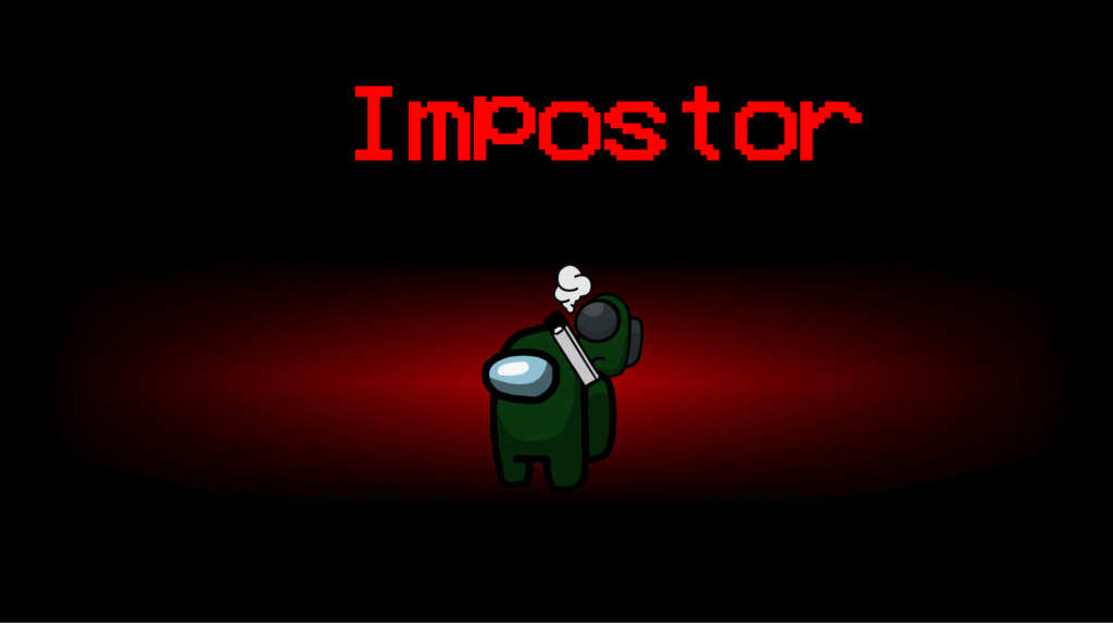 New Vaper Impostor gameplay screen from Among Us