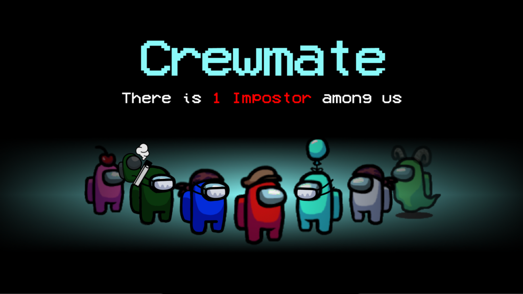 Crewmate gameplay screen from Among Us